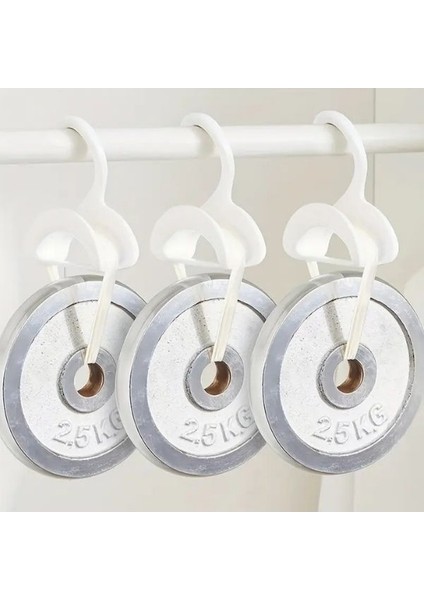 2 Adet Beyaz Çanta Askısı, Dolap Askıları, Sırt Çantası, Kemer, Eşarplar, Şapka Için Plastik Çanta Tutucu Düzenleyici fırsatları