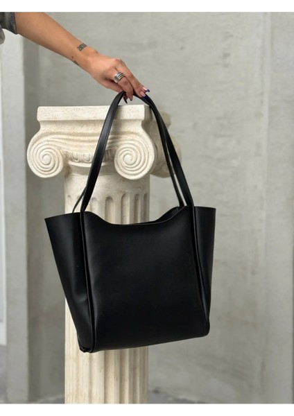 Kadın Siyah Kol ve Omuz Çantası