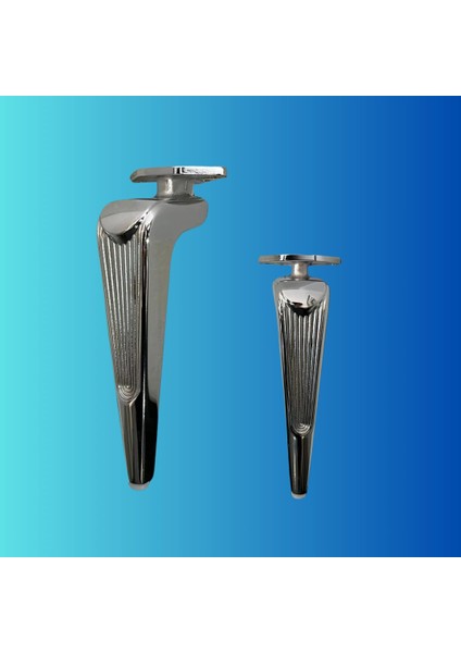 21 cm Metal Klas Koltuk Ayağı Mobilya Ayağı Ünite Ayağı Konsol Ayağı Puf Berjer Ayağı (4 Adet) modelleri