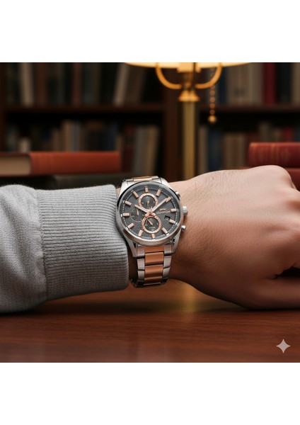 SL.09.2515.2.04 Erkek Kol Saati – Çelik Kasa & Kordon, Rose Gold Detaylı modelleri