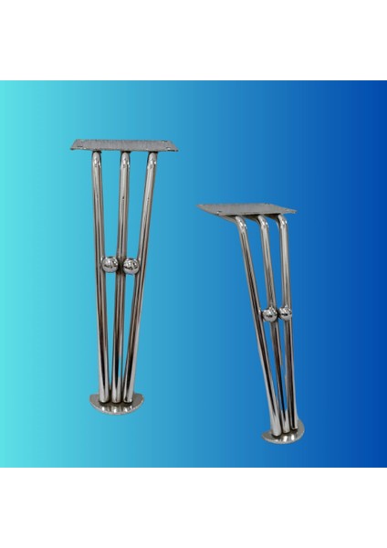 20 cm Metal Boncuklu Koltuk Ayağı Mobilya Ayağı Ünite Ayağı Konsol Ayağı Puf Berjer Ayağı (4ADET) fiyatları