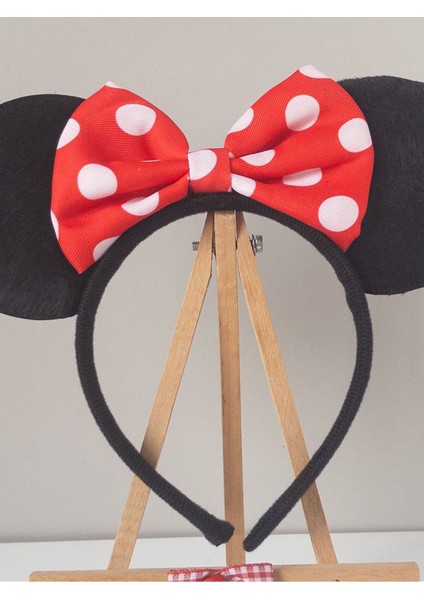 Minnie Mouse Puantiyeli Çocuk Taç