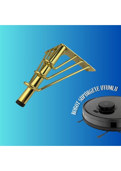 18 cm Metal 3 Telli Koltuk Ayağı Mobilya Ayağı Ünite Ayağı Konsol Ayağı Puf Berjer Ayağı fiyatları