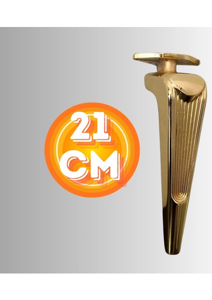 21 cm Metal Klas Koltuk Ayağı Mobilya Ayağı Ünite Ayağı Konsol Ayağı Puf Berjer Ayağı