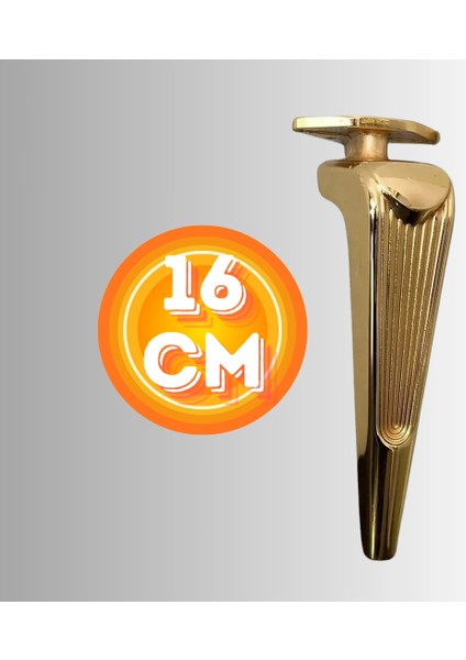 16 cm Metal Klas Koltuk Ayağı Mobilya Ayağı Ünite Ayağı Konsol Ayağı Puf Berjer Ayağı