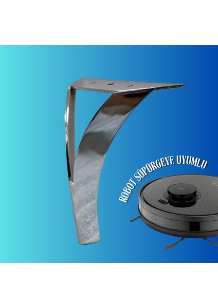 14 cm Metal Damla Koltuk Ayağı Mobilya Ayağı Ünite Ayağı Konsol Ayağı Puf Berjer Ayağı ( 4 Adet ) modelleri