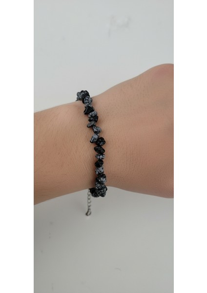 Kartanesi Obsidiyen Doğal Taş Bileklik – Negatif Enerji Engelleyici, Koruma ve Denge Taşı, El Yapımı modelleri