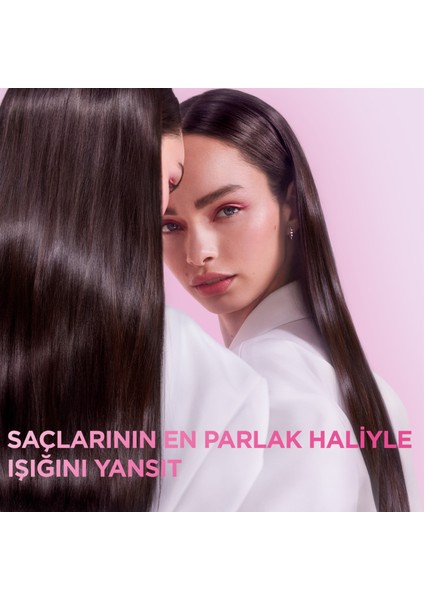 Elseve Glycolic Gloss Mükemmel Parlaklık 2'li Saç Bakım Seti: Şampuan & Laminasyon Bakım modelleri