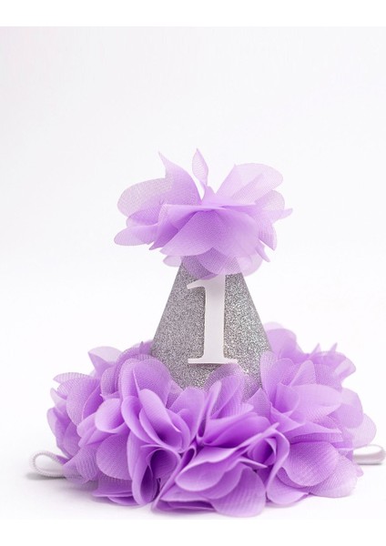 Lila 1 Yaş Huni Doğum Günü Tacı fiyatları