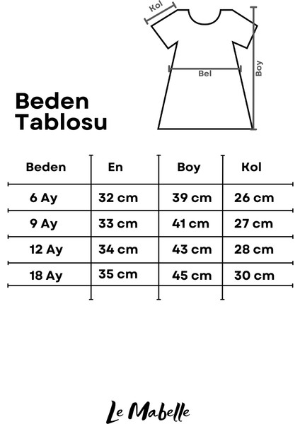 Mavi Dantel Yakalı Kız Bebek Kot Elbise - Rowena