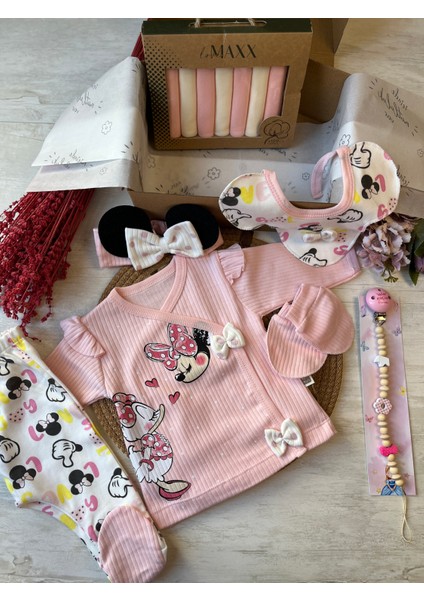 Daisy Kız Bebek Takım 7li Set Pembe