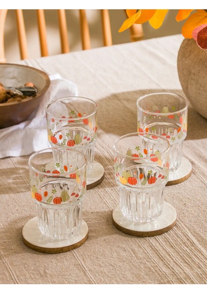 Lcw Home Renksiz Baskılı Cam Bardak Seti 4'lü 380 ml