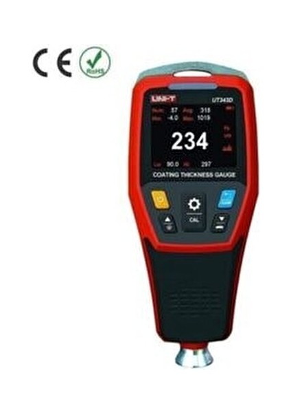 UT343D Kaplama Kalınlığı Ölçer 0-1250um Hassas Ölçüm ve Sesli Alarm indirimleri