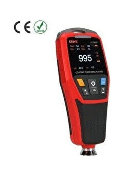 UT343D Kaplama Kalınlığı Ölçer 0-1250um Hassas Ölçüm ve Sesli Alarm