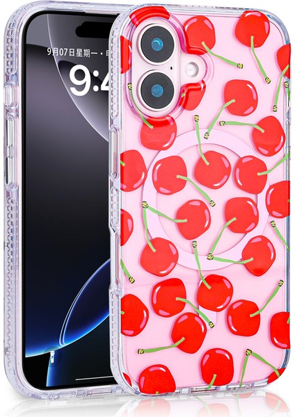 Apple iPhone 16 Kılıf M-Safe Şarj Özellikli Stilo Kapak
