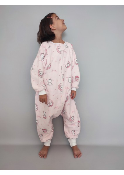 Pamuk Pazen Çocuk Uyku Tulumu %100PAMUK Çift Kat Pazen 0-8 Yaş 20-24 Derece modelleri