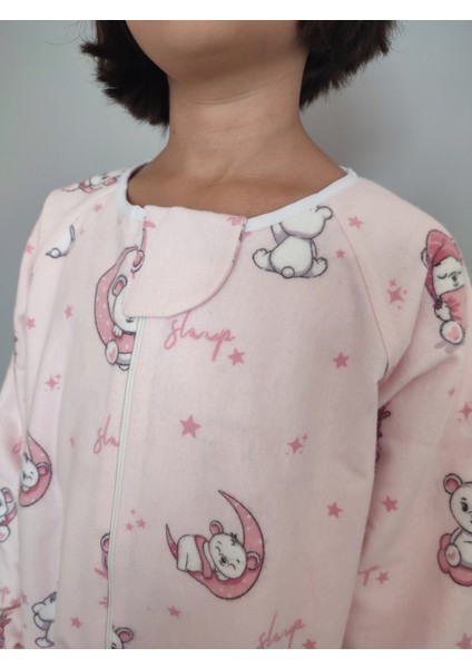 Pamuk Pazen Çocuk Uyku Tulumu %100PAMUK Çift Kat Pazen 0-8 Yaş 20-24 Derece fırsatları