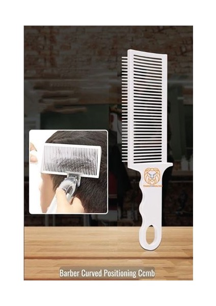 Kuaför Berber Kavisli Kontur Kesim Yardmcı Tarak