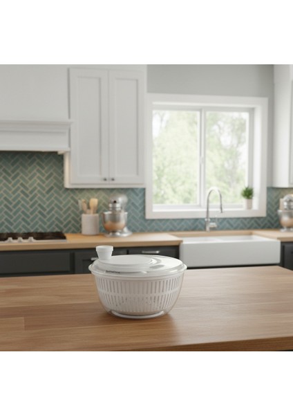 Salata ve Sebze Kurutucu Jumbo Boy 5 Litre – Bpa Free, Bulaşık Makinesine Uyumlu indirimleri