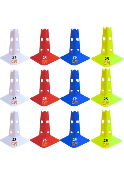 23 cm Delikli Huni Üçgen Çanaklı Çubuklu Antrenman Seti