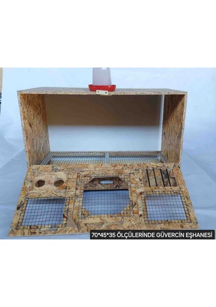 Güvercin Eşhanesi (Ekonomik MODEL) 70X45X35 Boyutlarında Güvercin Kafesi, Kuş Kafesi