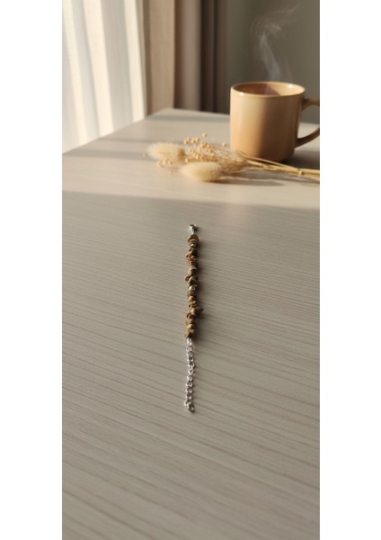 Jasper Kırıktaş Doğal Taş Halhal – Topraklayıcı Enerji Taşı, Denge ve Koruma, El Yapımı Unisex Takı fırsatları