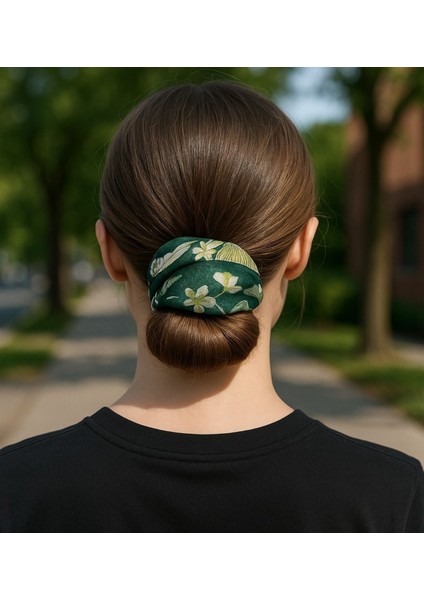 Boncuk Detaylı Organze Kumaş Büyük Çiçek Broş fiyatları