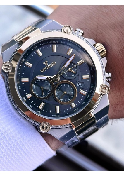 Nişan ve Damatlara Özel Çelik Kordon 2 Yıl Garantili 5 Atm Erkek Kol Saati+Bileklik Rmd.21 fiyatları
