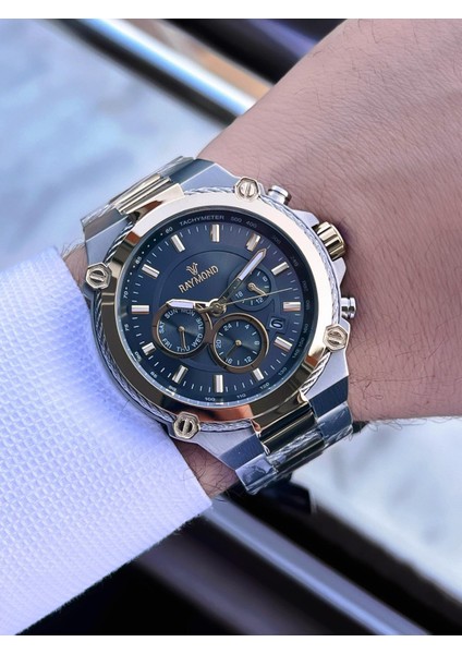 Nişan ve Damatlara Özel Çelik Kordon 2 Yıl Garantili 5 Atm Erkek Kol Saati+Bileklik Rmd.21 modelleri