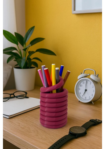 Spiral Kalemlik Dekoratif Kalemlik Masaüstü Kalemlik Masa Düzenleyici Hediyelik Organizer fiyatları