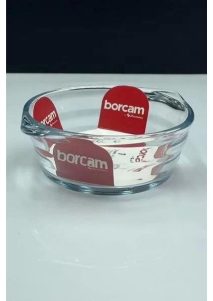 Küçük Yuv. Sufle Kek Kalıbı - 4 Lü Borcam Kek Kalıbı 350 CC.14.8X12.3 cm