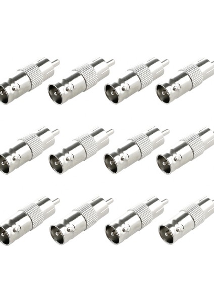 Bnc Dişi Rca Erkek Çevirici Adaptör (Konnektör) | Cctv Kamera Dvr Güvenlik Görüntü Ses Dönüştürücü 75 Ohm
