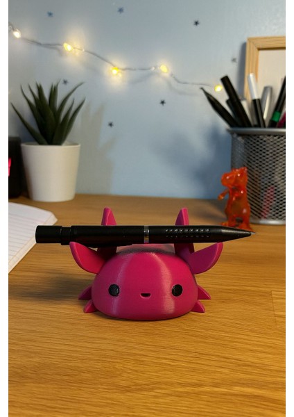 Yengeç Tasarımlı Kalem Tutacağı Masaüstü Düzenleyici Dekoratif Masa Aksesuarı Hediyelik Organizer Masa Dekoru Fuşya modelleri