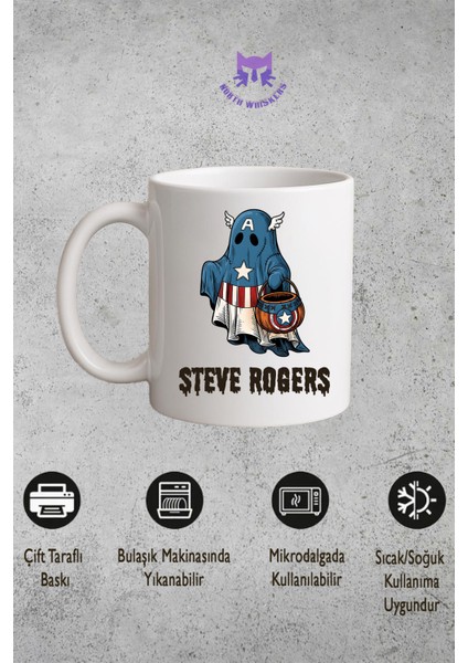 Captain America Halloween Edition Kişiselleştirilebilir Kupa Bardak modelleri