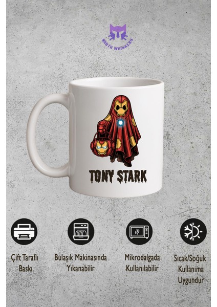 Iron Man Halloween Edition Baskılı Kupa Bardak modelleri