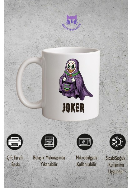 Joker Halloween Edition Kişiselleştirilebilir Kupa Bardak modelleri