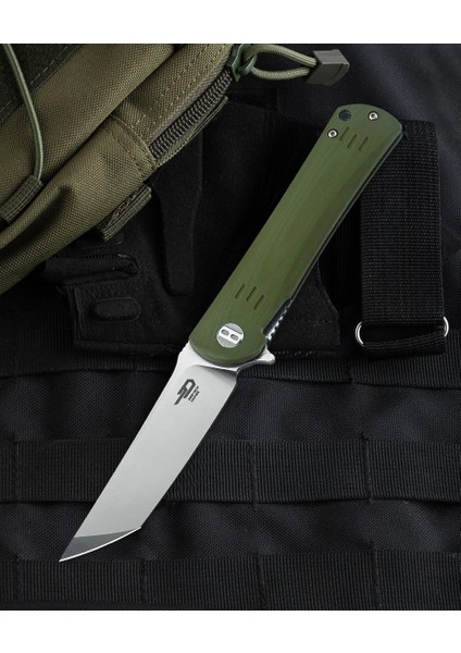 Bestech Kendo BG06B-1 Ordu Yeşili G10 Sap D2 Çelik Çakı