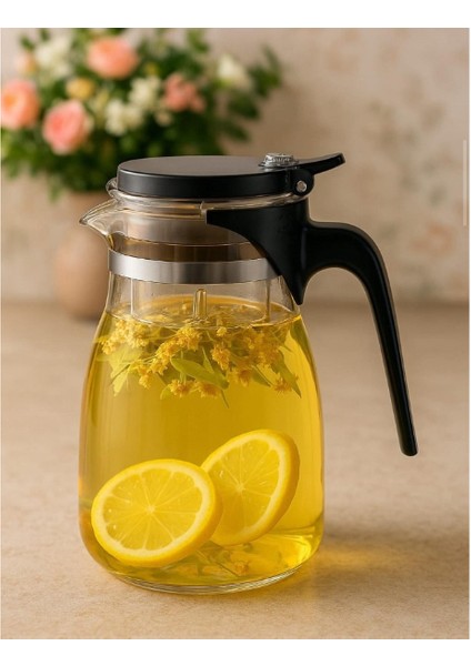 900 ml Süzgeçli Cam Sürahi