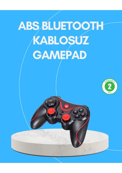 Uzun Pil Ömürlü Kablosuz Oyun Kumandası Pc Telefon Tablet Için