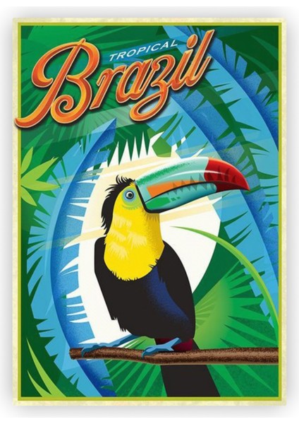 Tom And Jerry Ahşap Poster 20X29 cm