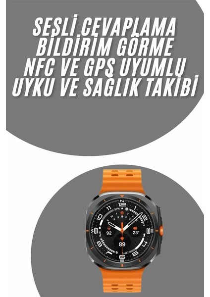 Tüm Telefonlara Uyumlu Akıllı Saat Uyku ve Sağlık Takibi Nabız Ölçer Adım Sayar
