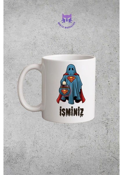 Superman Halloween Edition Kişiselleştirilebilir Kupa Bardak