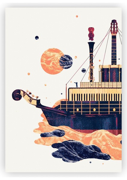 Ferrari F430 Novitec Ahşap Araba Posteri 20X29 cm