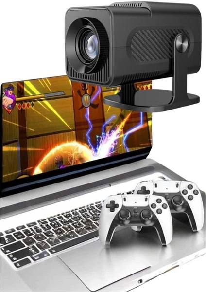 Çift Kollu Game Box Projeksiyon Cihazı Kumandalı Android Tv Dahili Hoparlör fırsatları