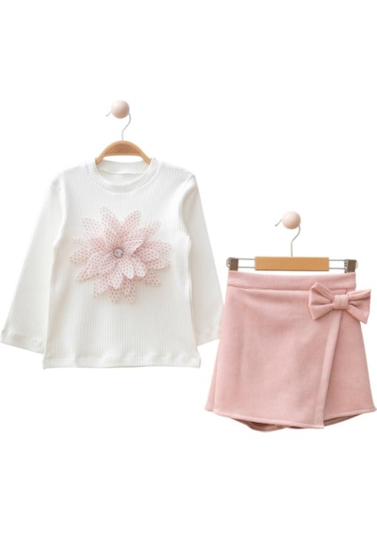 Şort Etekli Çiçekli Takım modelleri