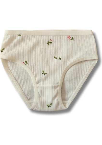 %100 Pamuk Kız Çocuk Fitilli Kaşkorse Slip Külpt Iç Çamaşır 6lı Set indirimleri