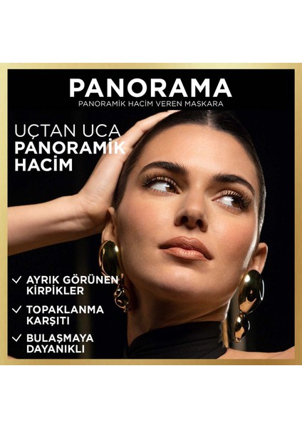 L'oreal Paris Panorama Hacim Veren Maskara Siyah + Infaillible 24H Brow Lamination Şeffaf Kaş Sabitleyici indirimleri