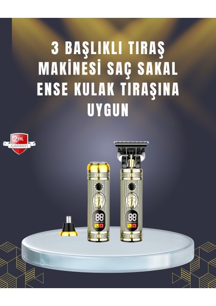 Sıfır Boşluk T Bıçaklı Erkek Bakım Seti – Çok Başlıklı