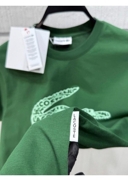 Premium Erkek Yeşil Logo Baskılı Tişört fiyatları