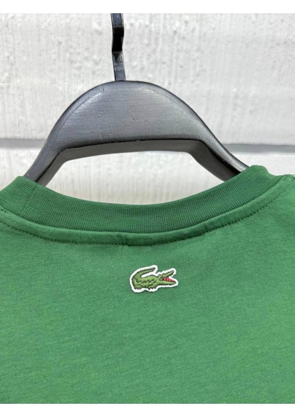 Premium Erkek Yeşil Logo Baskılı Tişört modelleri